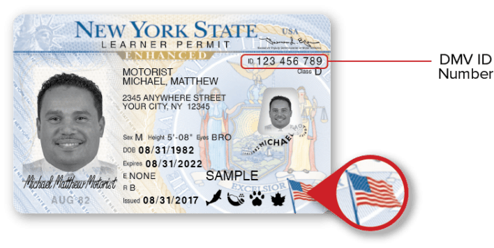 NYS Enhanced ID Driver License - Front Sample NYS Enhanced ID Driver License - Front